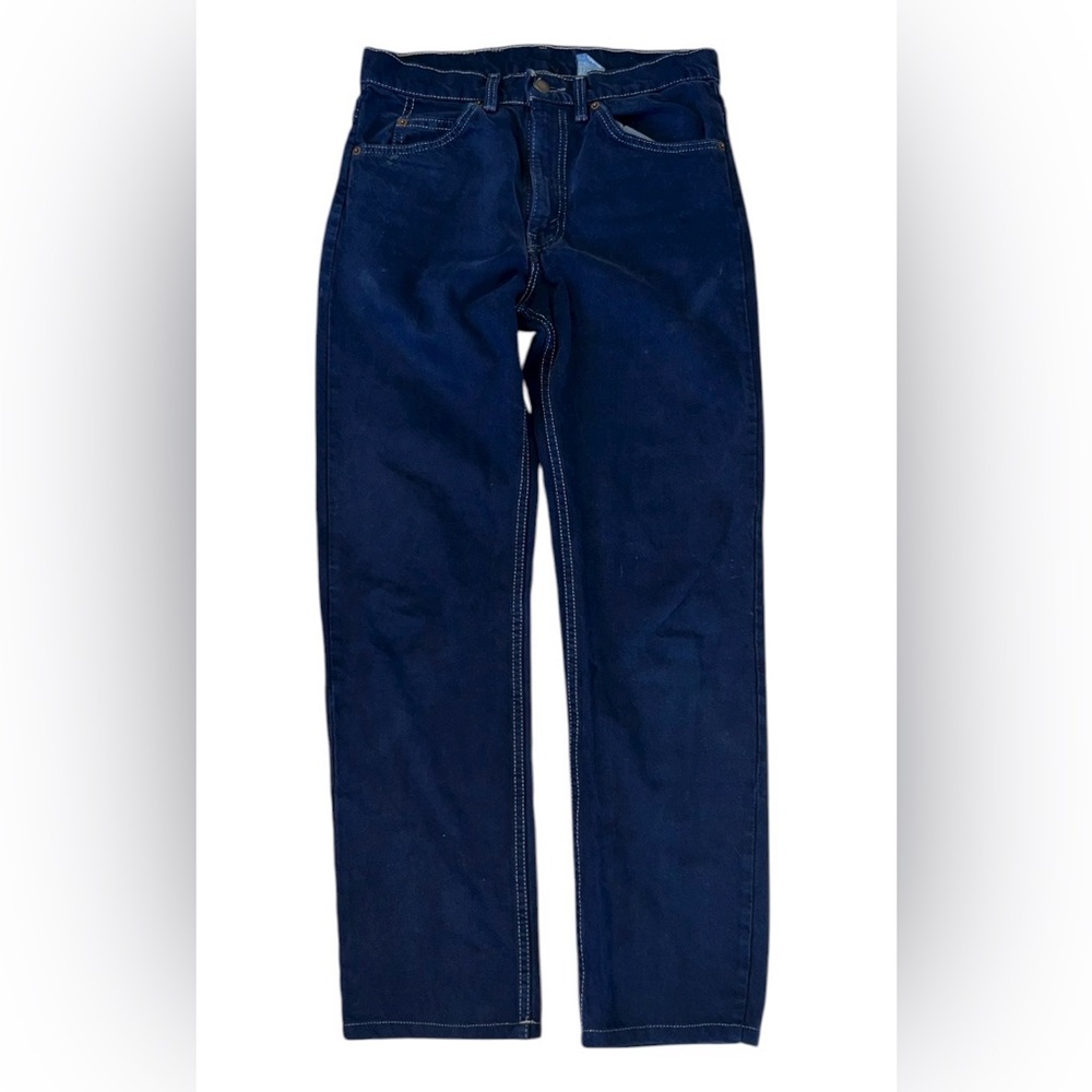 Vintage Levi’s 505 Dark Blue Straight Leg Men’s 31 X 30 Denim Jeans USA